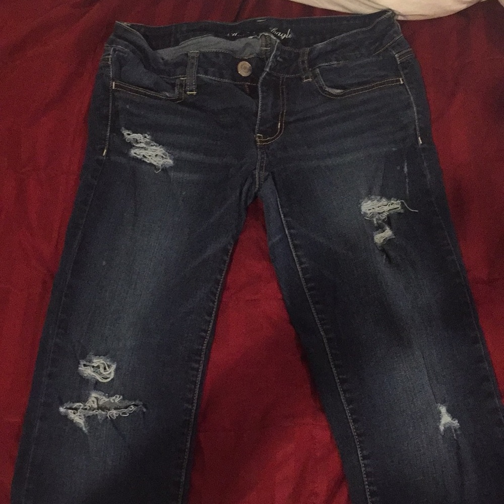 American eagle ripped jeans